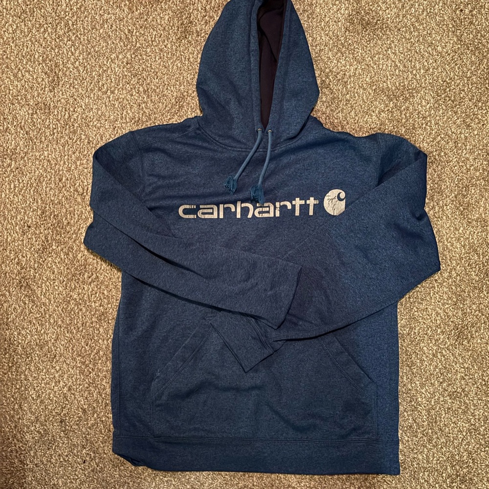 Carhartt Men's Navy Hoodie Sweater
